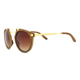 Handcrafted Polaroid Sunglasses made of wood. Sunglasses for men and women. Great for blocking the sun with a high fashion accessory.