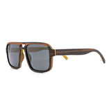 Handcrafted Polaroid Sunglasses made of wood. Sunglasses for men. Great for blocking the sun with a high fashion accessory.
