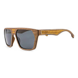 Handcrafted Polaroid Sunglasses made of wood. Sunglasses for men. Great for blocking the sun with a high fashion accessory.