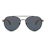 Handcrafted Polaroid Sunglasses made of wood. Aviators Sunglasses for men and women. Great for blocking the sun with a high fashion accessory.