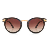 Handcrafted Polaroid Sunglasses made of wood. Round Sunglasses for men and women. Great for blocking the sun with a high fashion accessory.