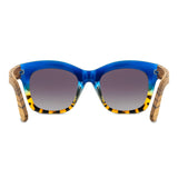 Handcrafted Polaroid Sunglasses made of wood. Sunglasses for women. Great for blocking the sun with a high fashion accessory.