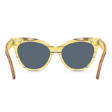 Lenses are made from the highest-quality materials, provide 100% UV protection, and are optically distortion free. Handcrafted Polaroid Sunglasses made of wood. Great for blocking the sun and high fashion accessory.