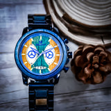 Blue Wren Chronograph Watch