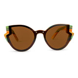 Handcrafted Polaroid Sunglasses made of wood. Sunglasses for men and women. Great for blocking the sun with a high fashion accessory.