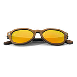 Handcrafted Polaroid Sunglasses made of wood. Sunglasses for men and women. Great for blocking the sun with a high fashion accessory.
