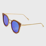 Handcrafted Polaroid Sunglasses made of wood. Sunglasses for  women. Great for blocking the sun with a high fashion accessory.