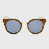 Handcrafted Polaroid Sunglasses made of wood. Sunglasses for  women. Great for blocking the sun with a high fashion accessory.