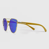 Handcrafted Polaroid Sunglasses made of wood. Sunglasses for  women. Great for blocking the sun with a high fashion accessory.