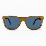 Handcrafted Polaroid Sunglasses made of wood. Square Sunglasses for men and women. Great for blocking the sun with a high fashion accessory.