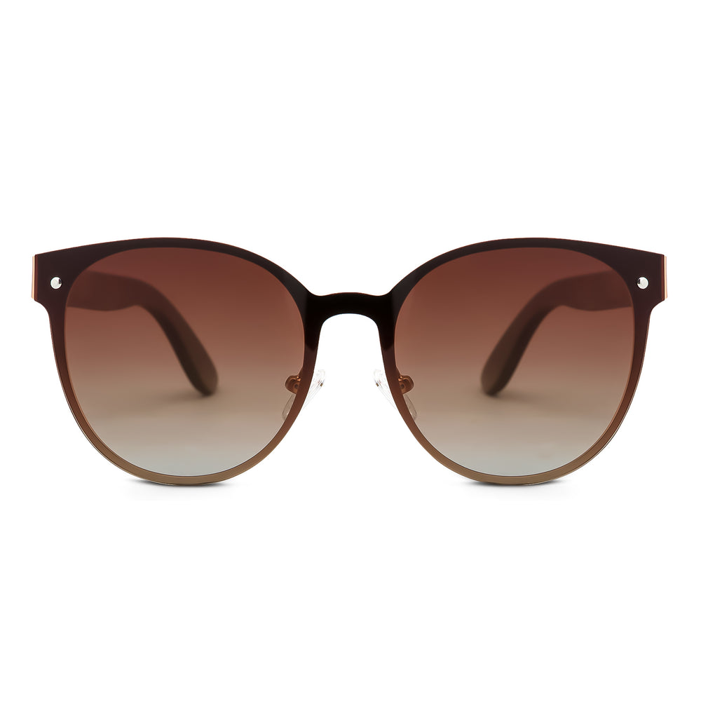Handcrafted Polaroid Sunglasses made of wood. Sunglasses for women. Great for blocking the sun with a high fashion accessory. 