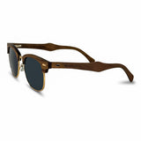 Handcrafted Polaroid Sunglasses made of wood. Clubmasters Sunglasses for men and women. Great for blocking the sun with a high fashion accessory. 