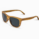 Handcrafted Polaroid Sunglasses made of wood. Square Sunglasses for men and women. Great for blocking the sun with a high fashion accessory. 